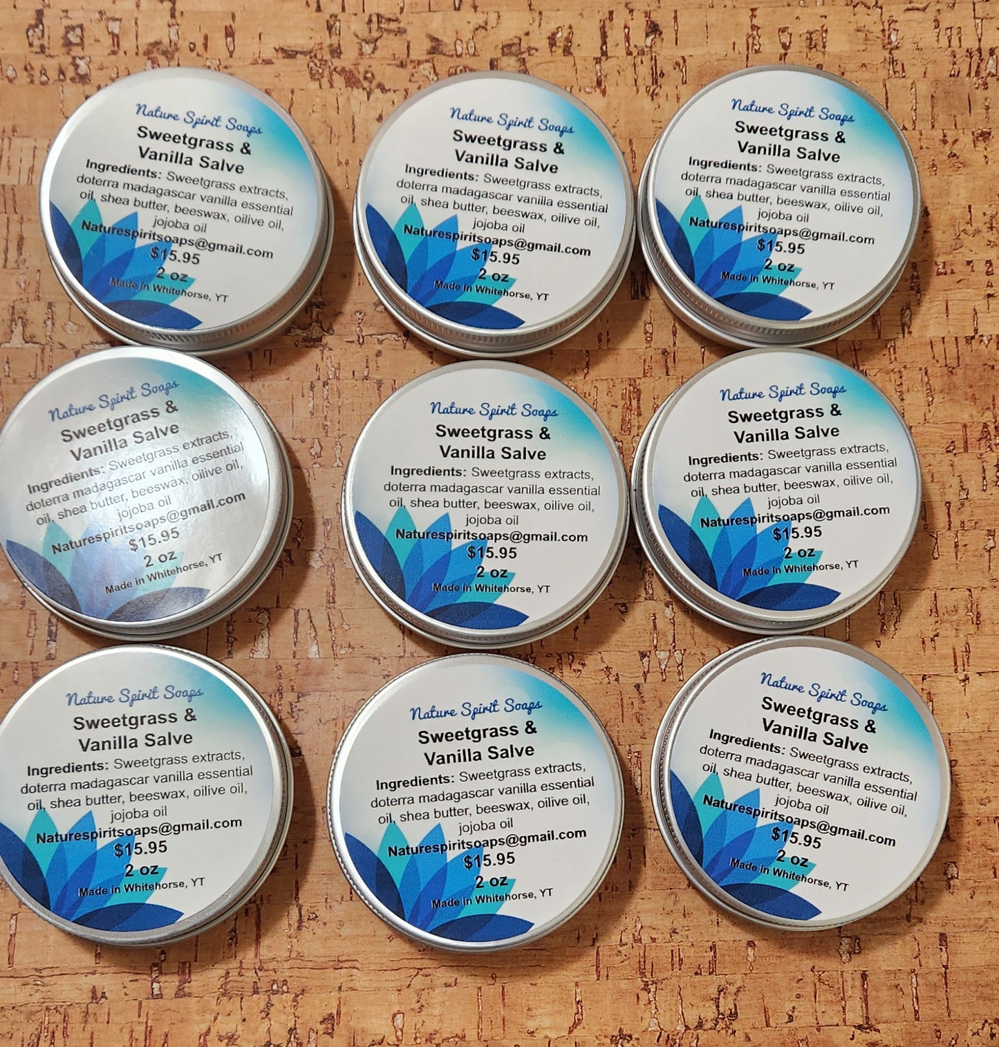 Sweetgrass & Vanilla Salve