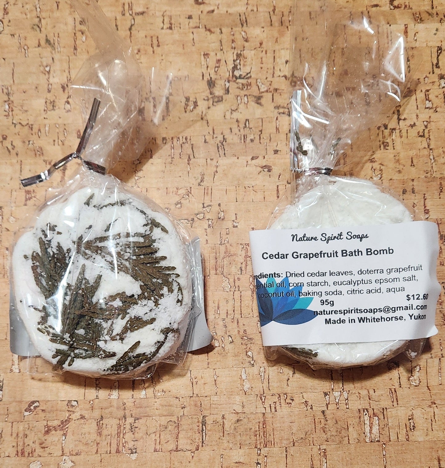 Cedar Grapefruit Bath Bomb
