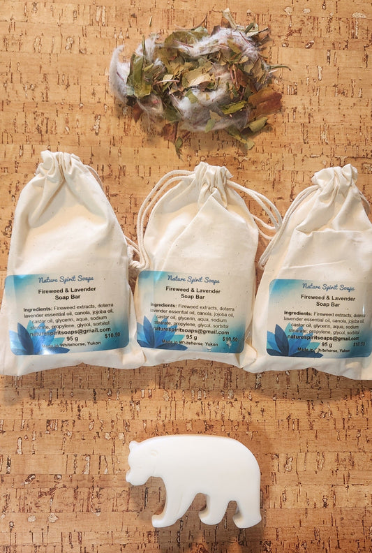 Fireweed & Lavender Hair & Body Soap Bar