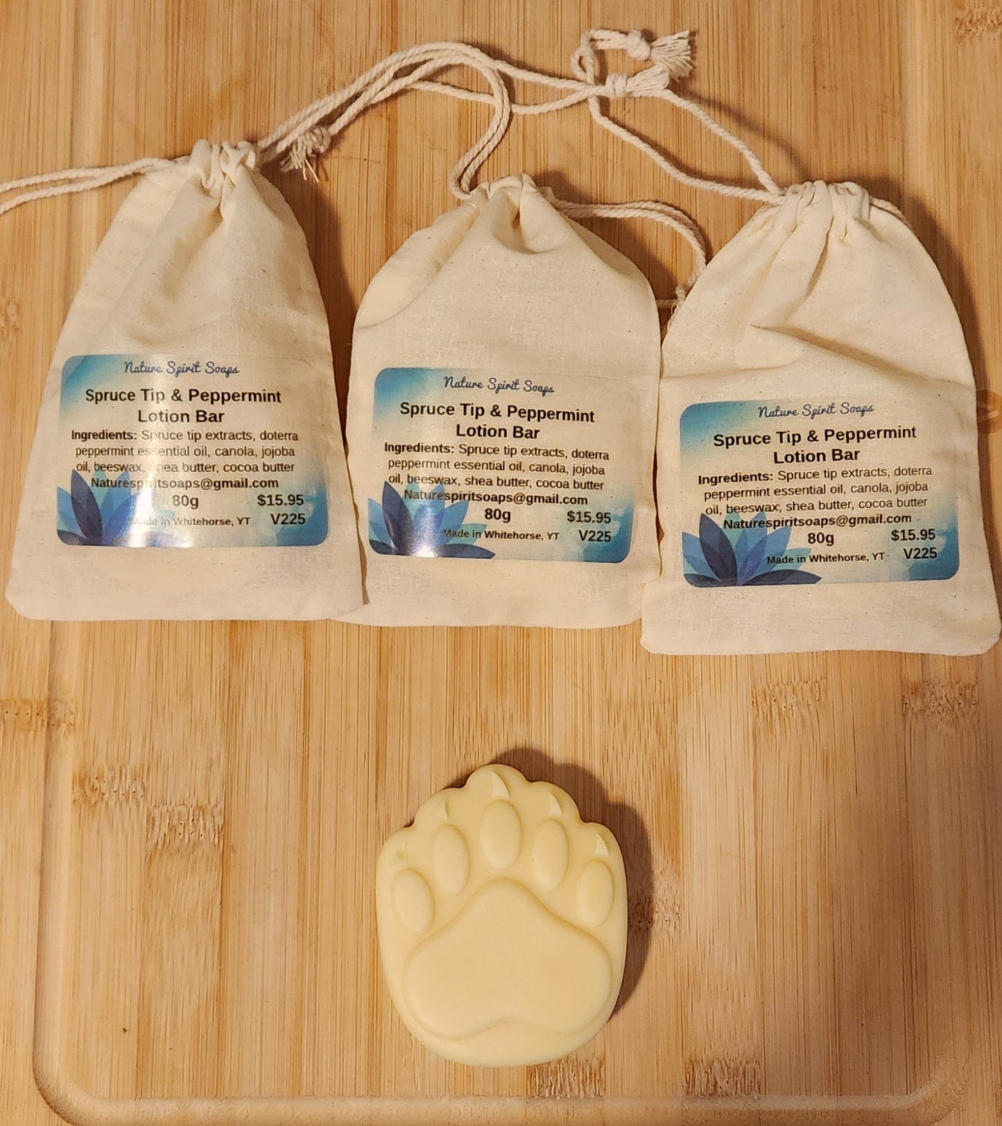 Spruce Tip & Peppermint Lotion Bar