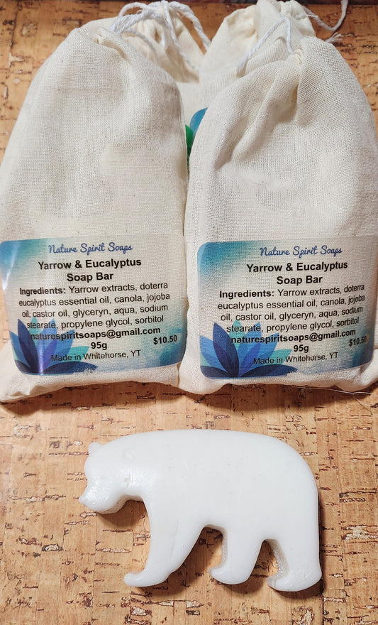 Yarrow & Eucalyptus Hair & Body Soap Bar